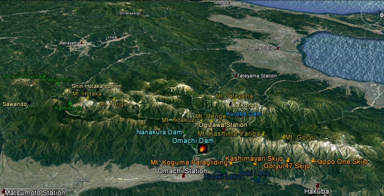 Momiji Guesthouse Cottages - Alpine Route โอมาจิ ภายนอก รูปภาพ