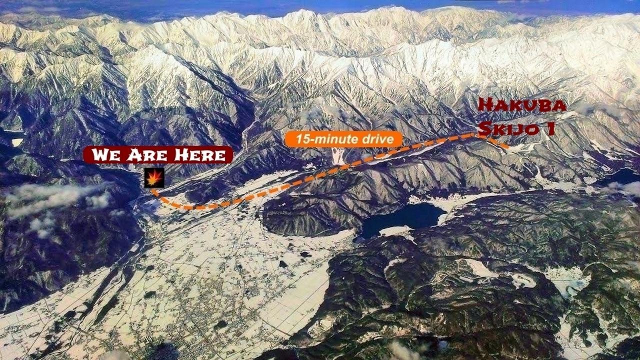 Momiji Guesthouse Cottages - Alpine Route โอมาจิ ภายนอก รูปภาพ
